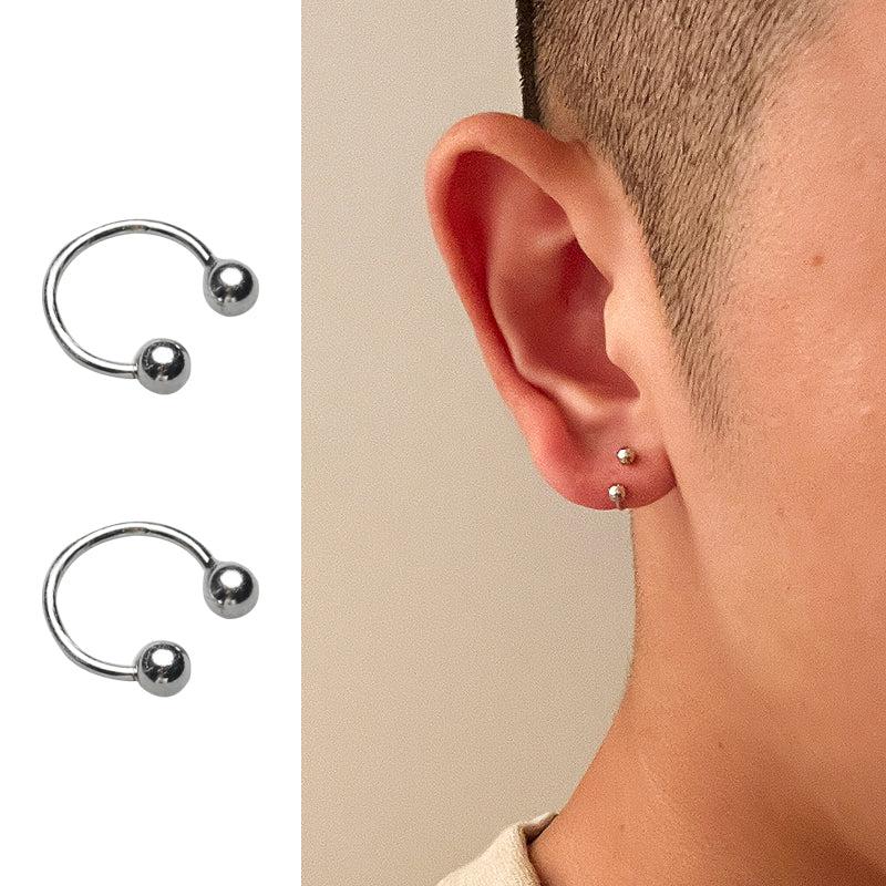 U-Shaped Bead Earrings