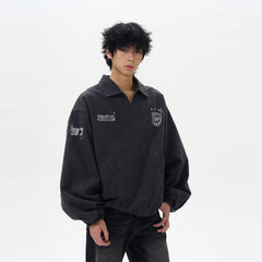 V-neck Cargo Pullover