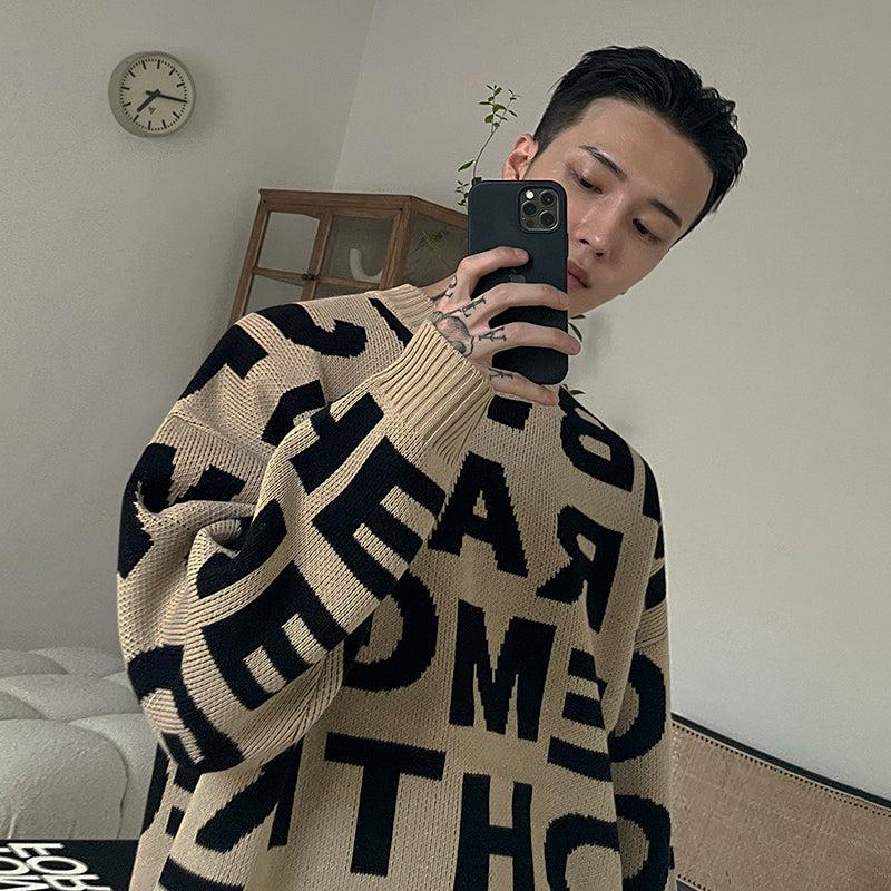 Letters Long-sleeved Sweater