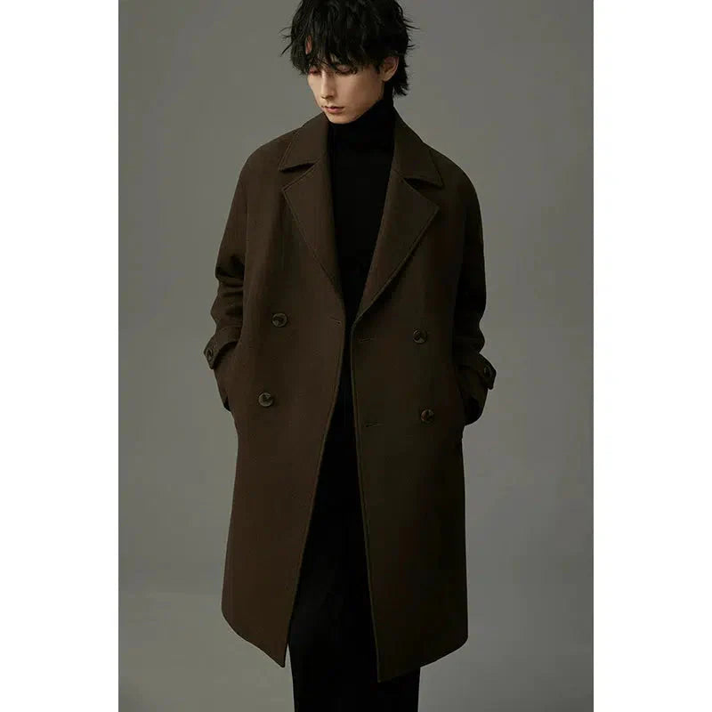Double-Breasted Wool Coat