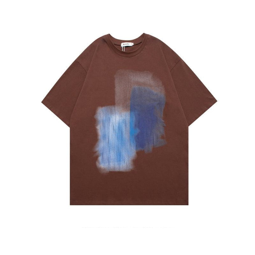 Graffiti Print Short-Sleeved T-Shirt