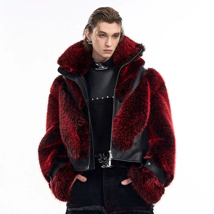 Luxury Faux Fur Mink Coat