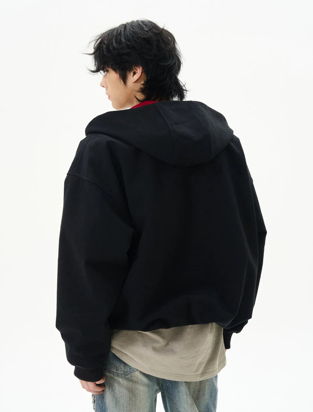 Hooded Denim Jacket