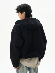 Hooded Denim Jacket