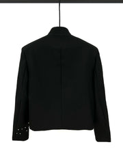 Beaded Diamond Embellished Loose Suit Jacket