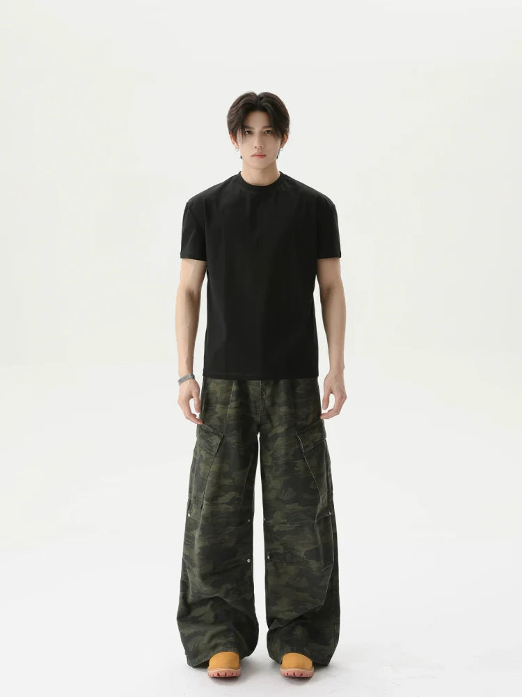 Round Neck Slim Fit Short Sleeve T-shirt