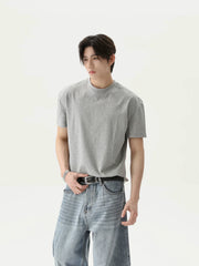 Round Neck Slim Fit Short Sleeve T-shirt