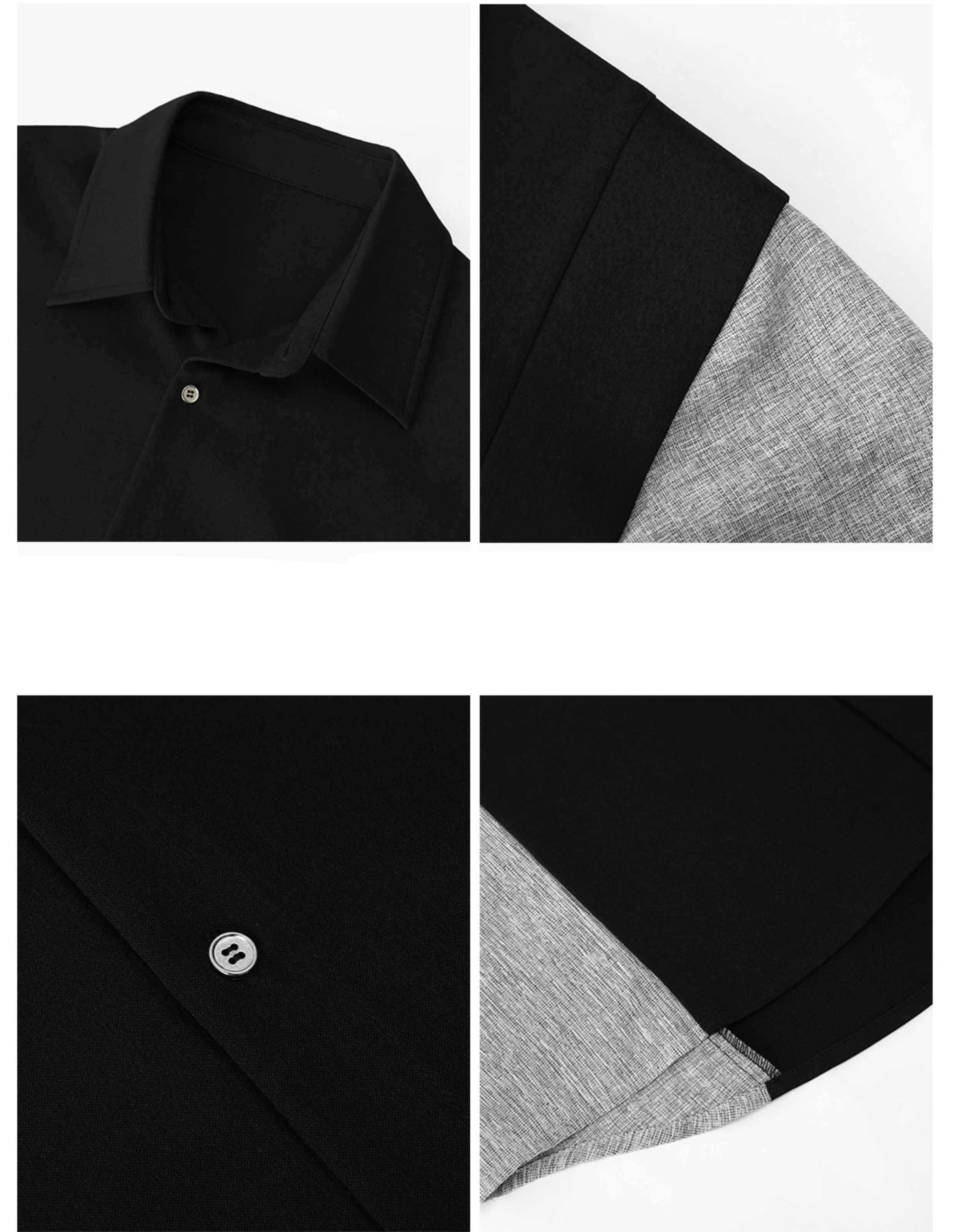 Colorblock Button-Down Shirt