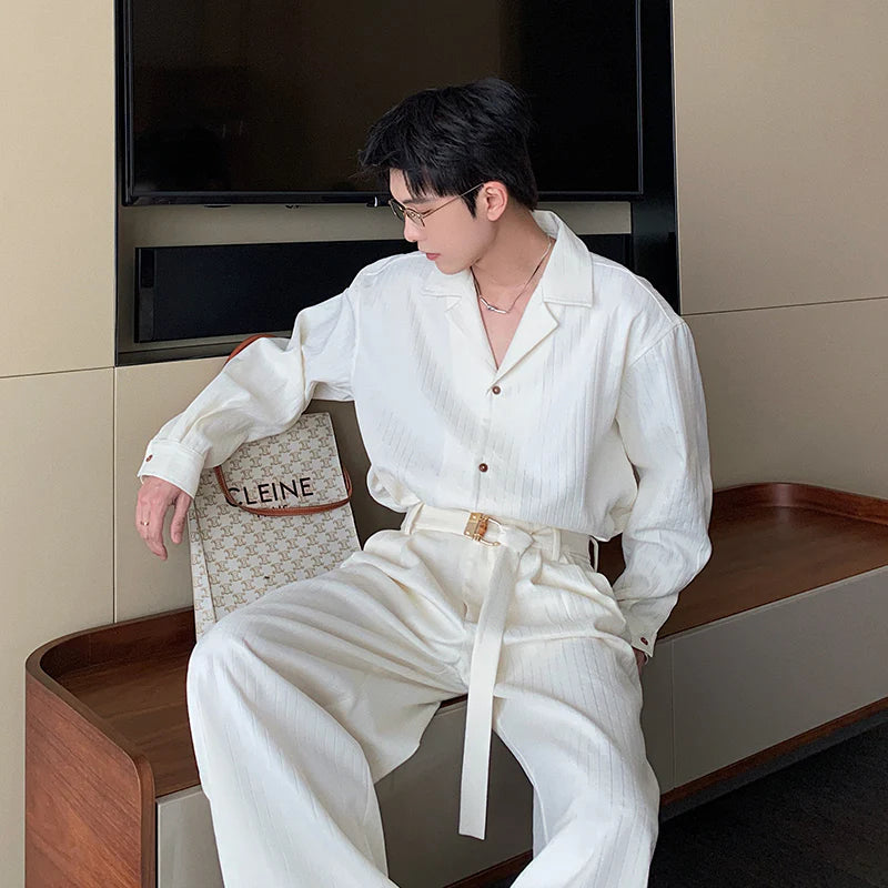 Textured Korean Suit