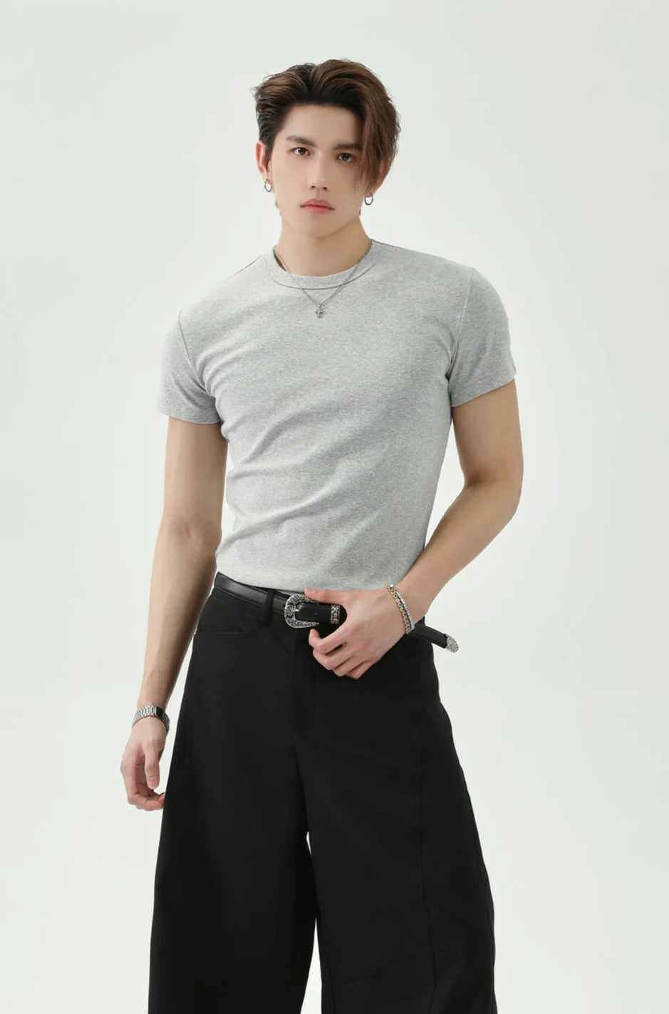Slim Fit Round Neck T-Shirt