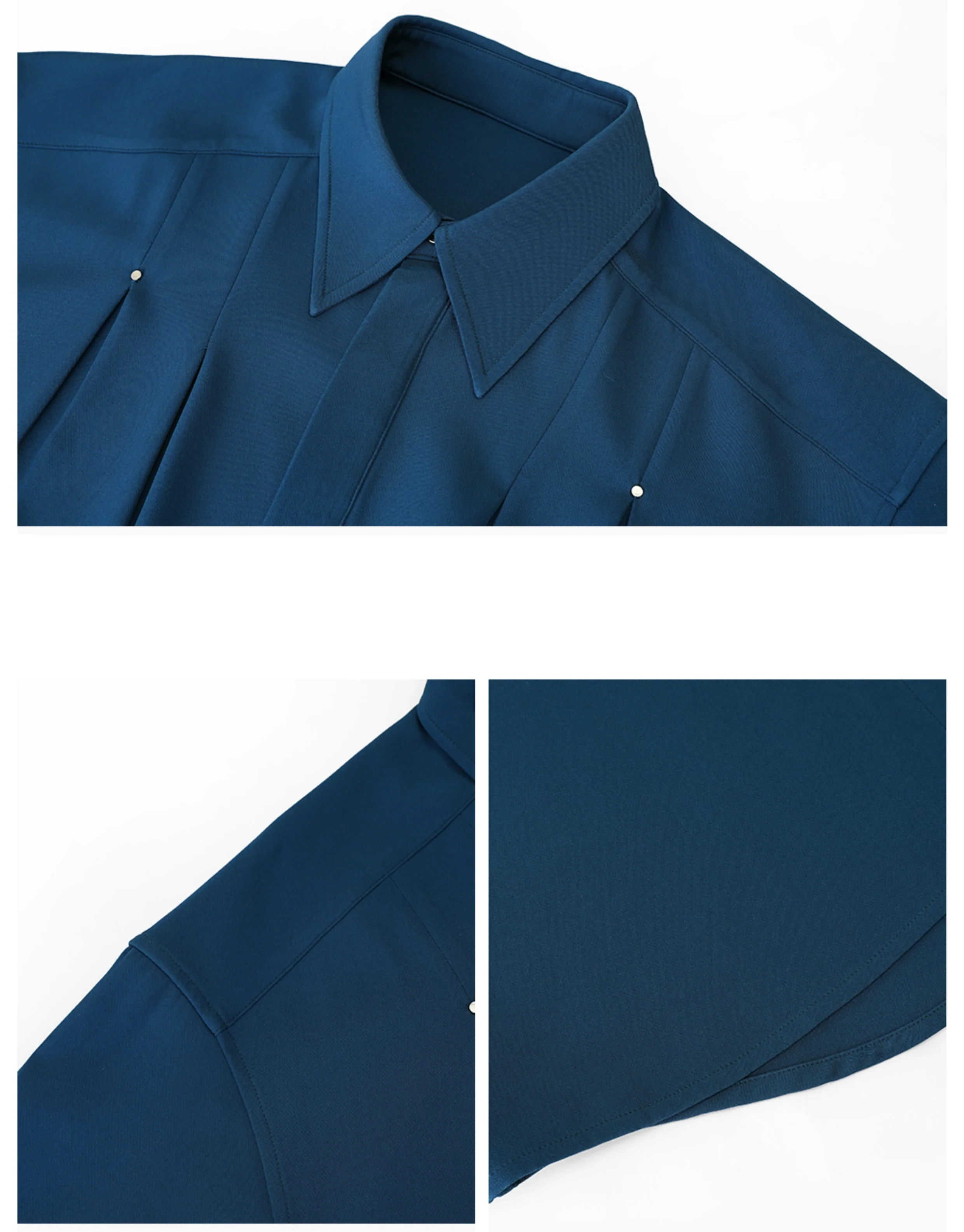 Short-Sleeve Business Lapel Shirt