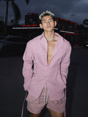 Tie-Up Casual Shirt