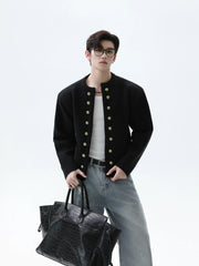Double-Breasted Knitted Cardigan
