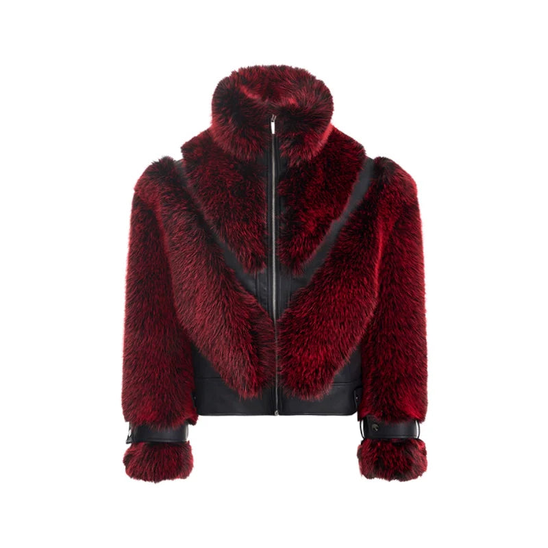 Luxury Faux Fur Mink Coat