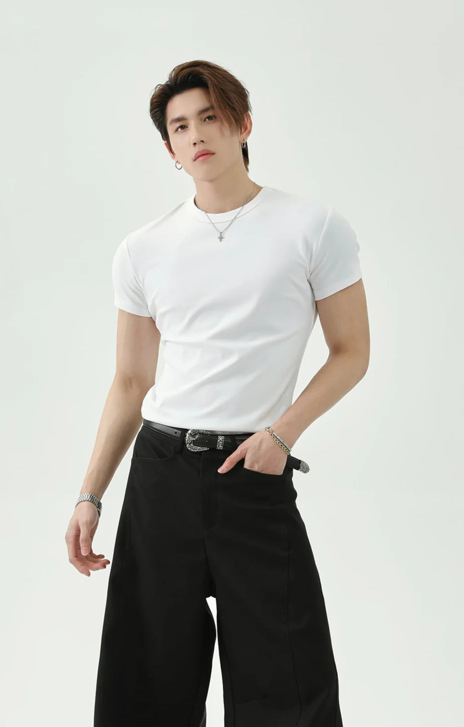 Slim Fit Round Neck T-Shirt