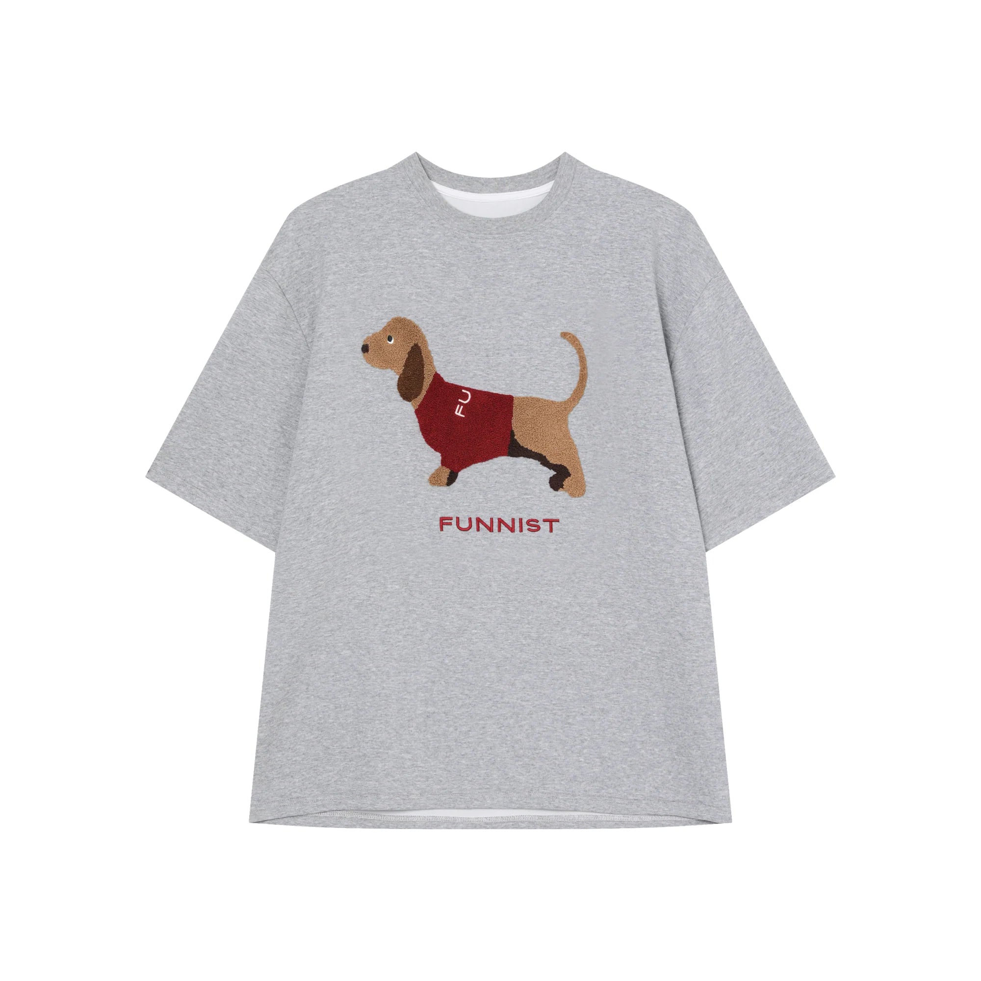 Dachshund Embroidery T-Shirt