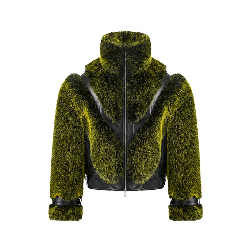 Luxury Faux Fur Mink Coat