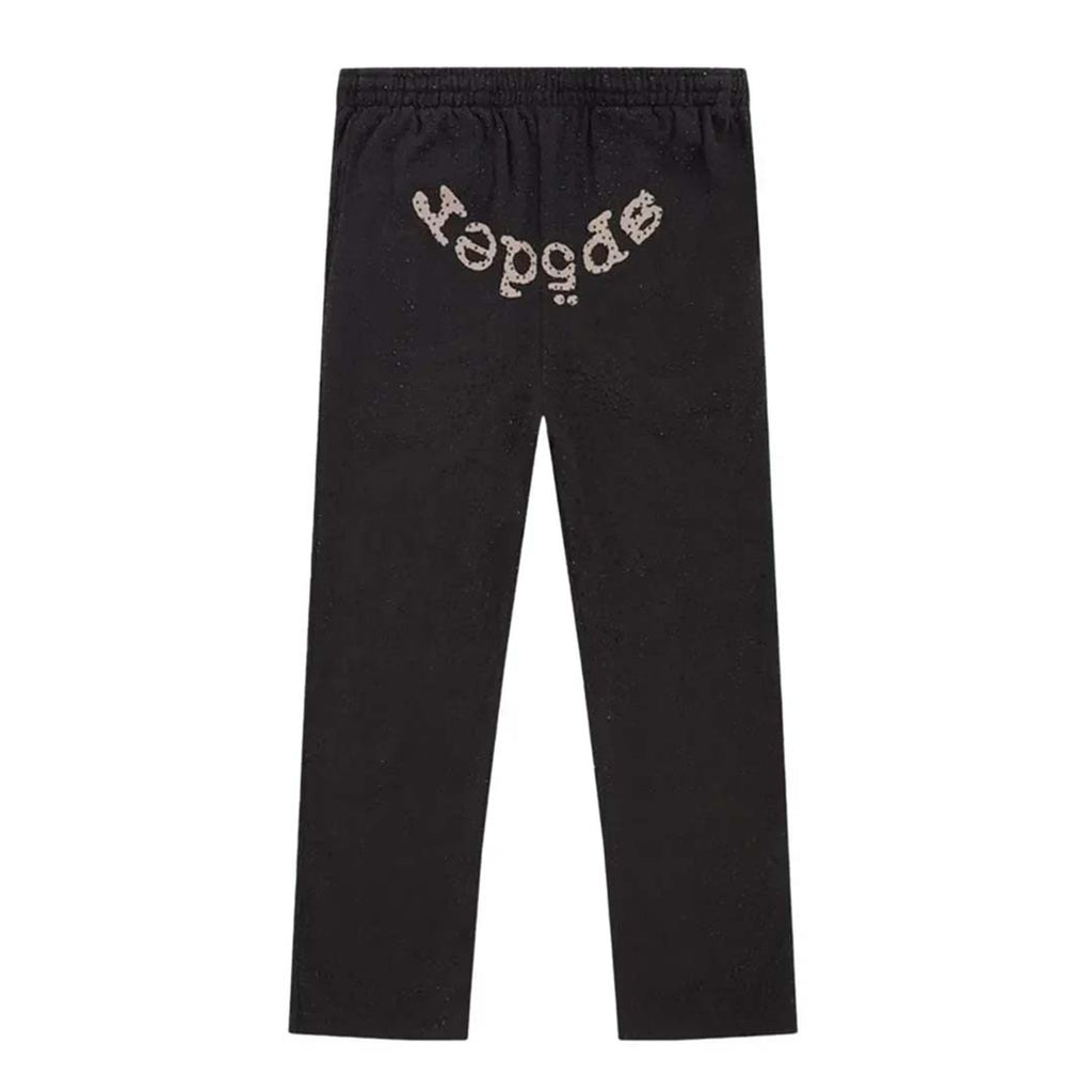 Sp5der AOP Webstone Sweatpants Black