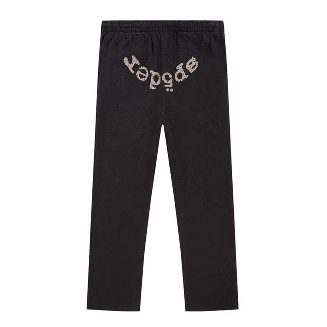 Sp5der AOP Webstone Sweatpants Black Hover Image
