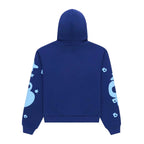 Sp5der Beluga Hoodie Navy / Light Blue