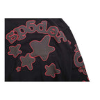 Sp5der Beluga Outline Hoodie Black Red
