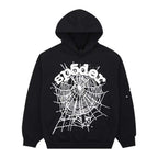 Sp5der Black OG Web Hoodie