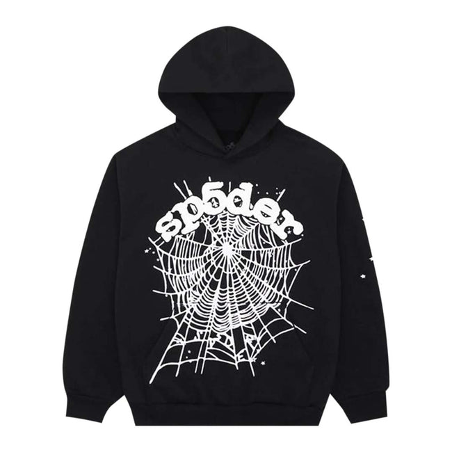 Sp5der Black OG Web Hoodie Hover Image