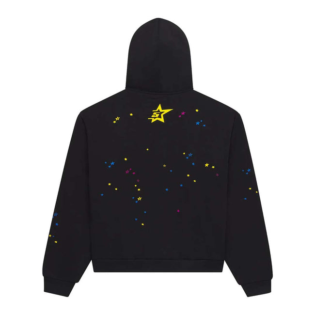 Sp5der Black P*nk V2 Zip Up Hoodie Main Image