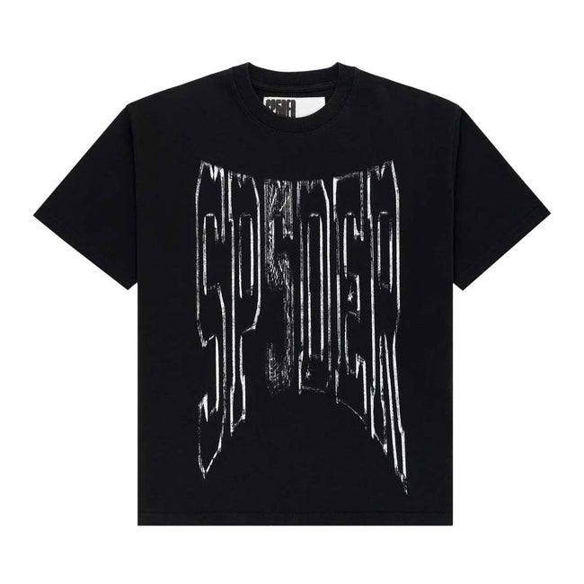 Sp5der Diffused Collegiate Tee Black Hover Image