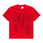 Sp5der Diffused Collegiate Tee Red