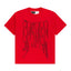 Sp5der Diffused Collegiate Tee Red