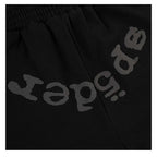 Sp5der OG Logo Phantom Sweat Shorts 'Black'