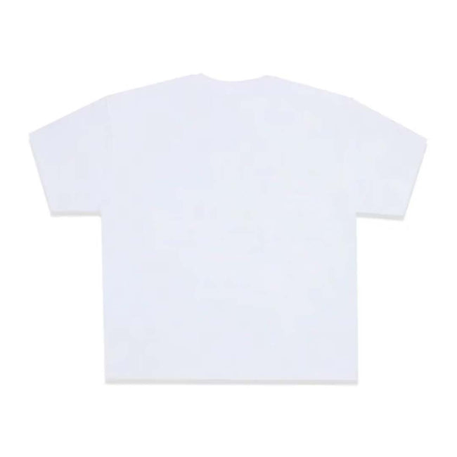 Sp5der OG Logo V2 White Blue Yellow Tee Main Image
