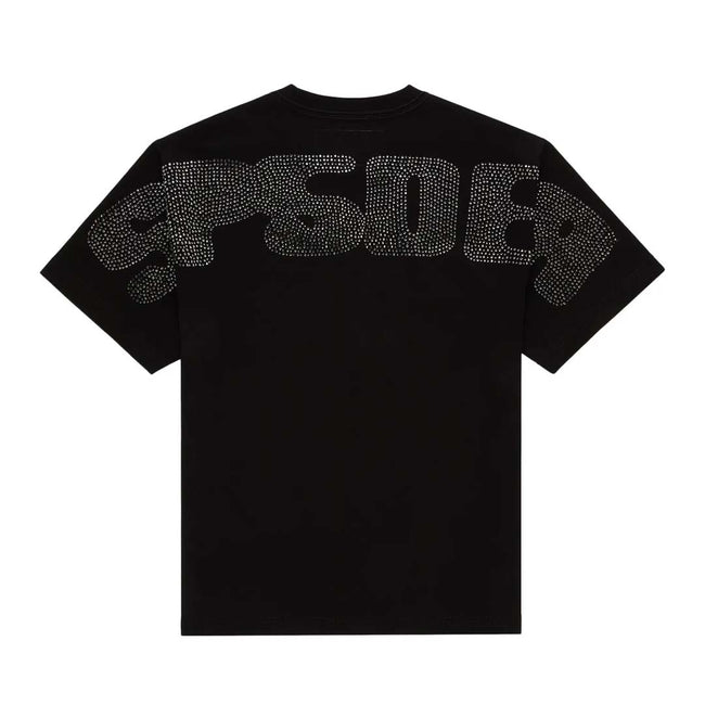 Sp5der Rhinestone Silk Web Tee Black Main Image