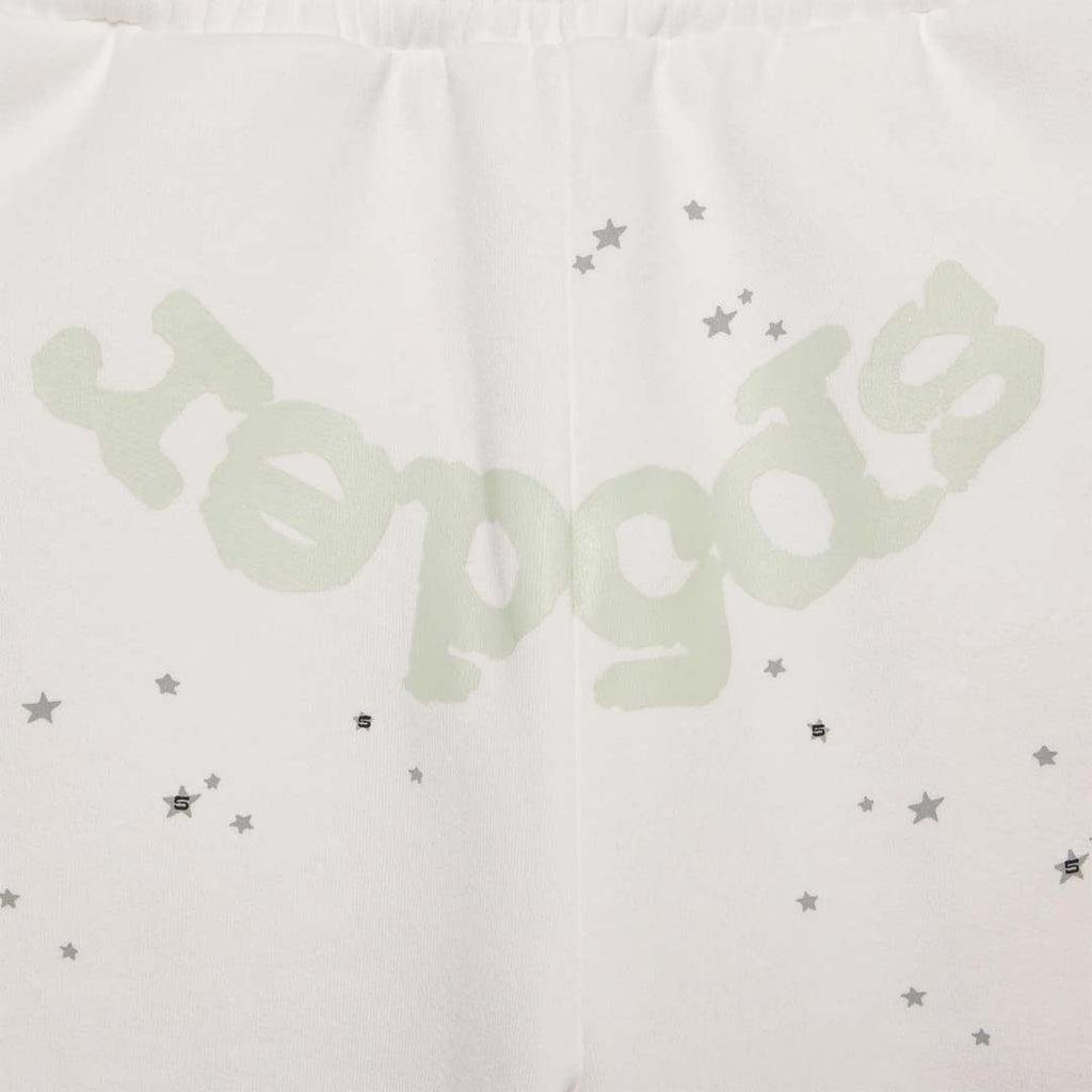 Sp5der T&F Sweat Shorts White