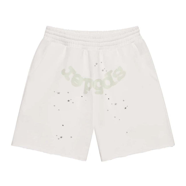 Sp5der T&F Sweat Shorts White Hover Image