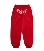 Sp5der Worldwide 555 Angel Sweatpants Red
