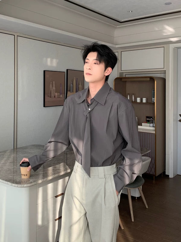 Wrinkle-Free Long Sleeve Casual Shirt