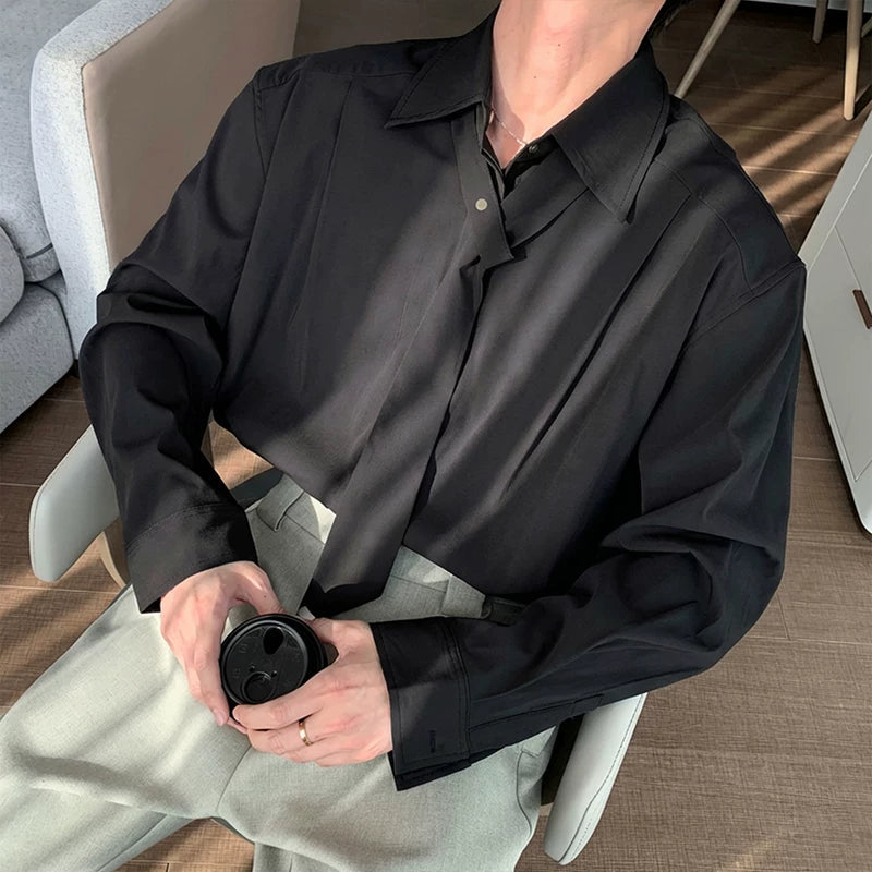 Wrinkle-Free Long Sleeve Casual Shirt